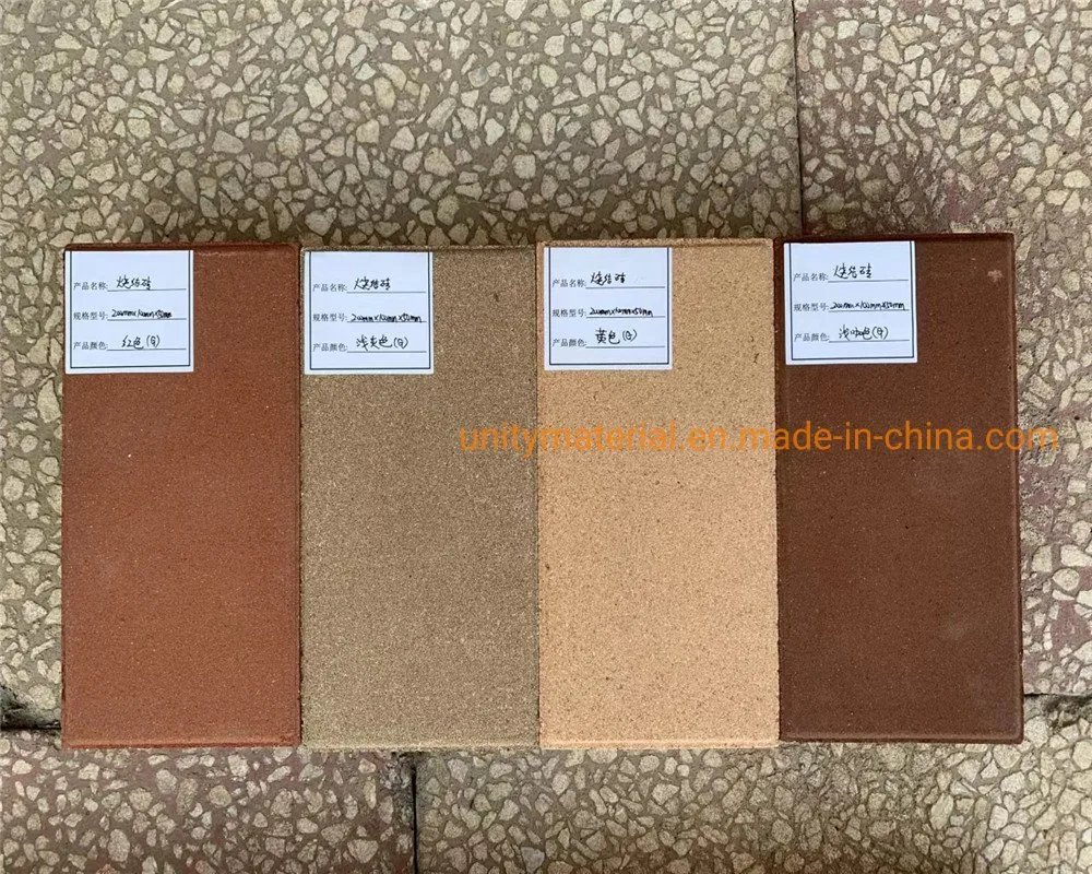 Water Permeable Brick Ceramic Clay Paving Brick for Plaza Outdoor Project Square Sidewalk Street Guiding Blind Road Sintered Paver Garden Wall Building Cladding