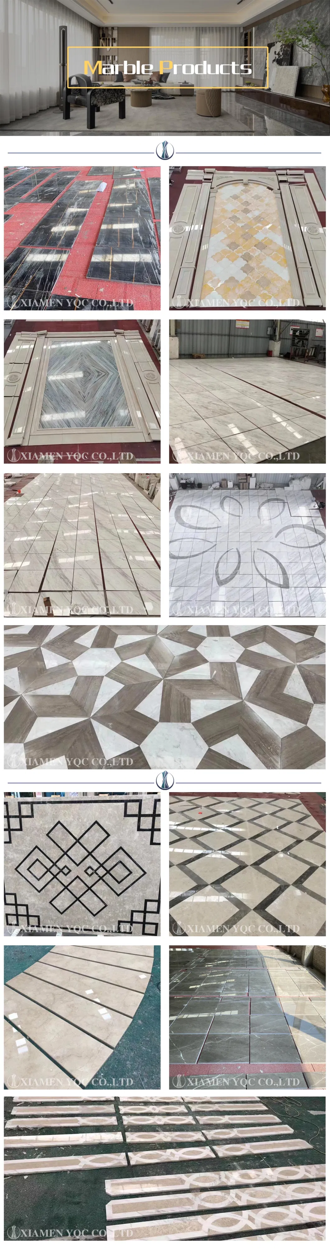 Natural Marble/Granite/Artificial Marble/Engineered Quartz Stone for Flooring Tiles/Slabs/Wall/Paving /Landscape/Garden/Countertop/Paving/Kerbs/Steps Villa