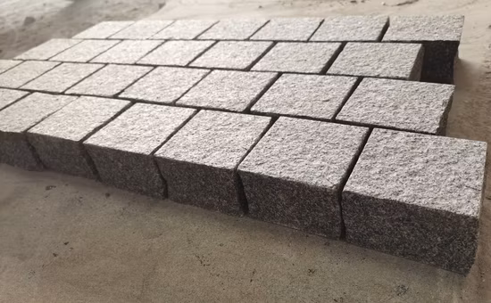 Natural Stone Grey G654 Granite cube Stone for Garden Landscape