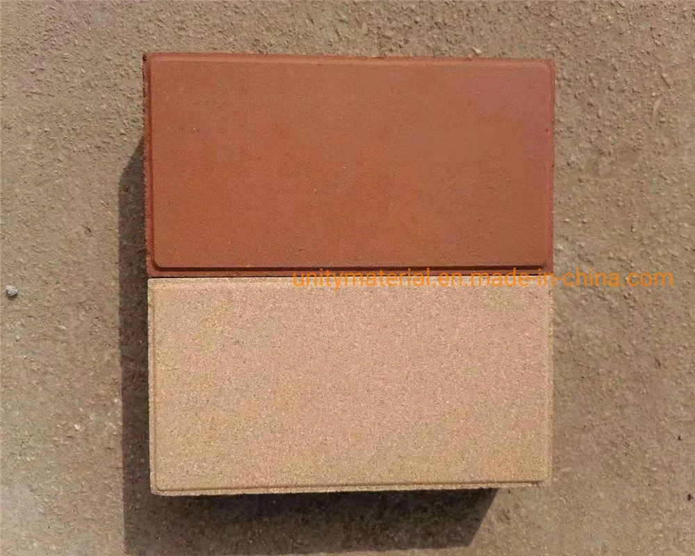 Water Permeable Brick Ceramic Clay Paving Brick for Plaza Outdoor Project Square Sidewalk Street Guiding Blind Road Sintered Paver Garden Wall Building Cladding