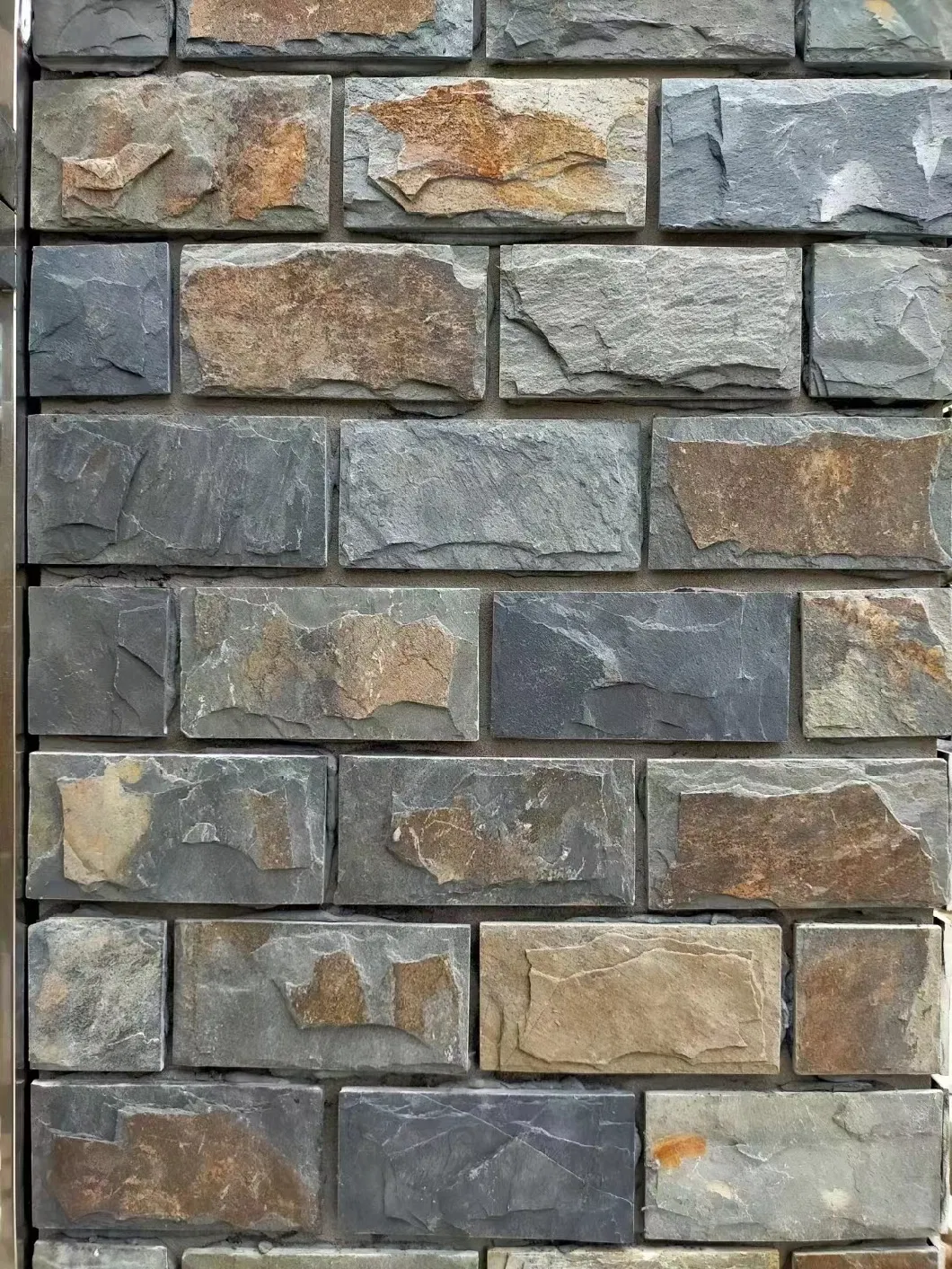 Multicolor Culture Stone Natural Slate Wall Cladding