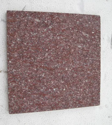 Flamed Red Porphyry Granite Stone Cube Paving Stone for Flooring