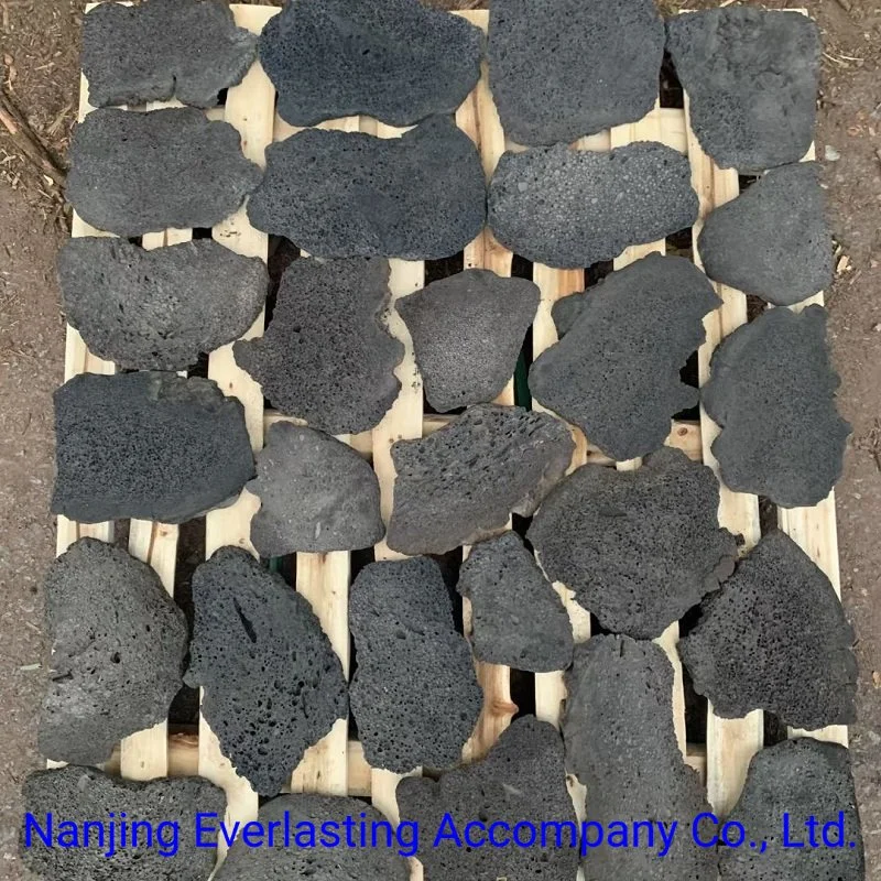 Black Pumice Rock Decorative Volcanics Paving Stones Landscaping