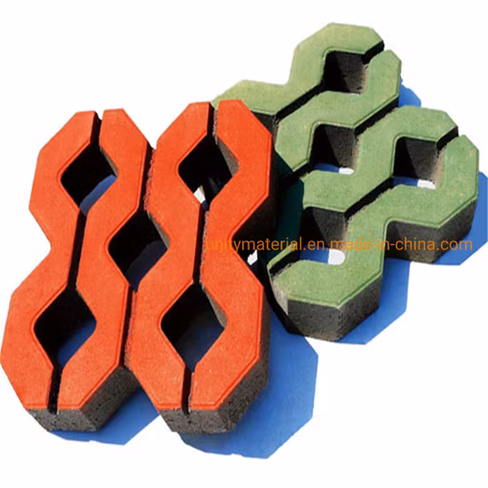 Cheap Price Colorful Bread Park Permeable Square Paver Brick
